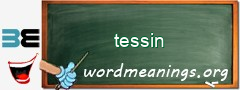 WordMeaning blackboard for tessin